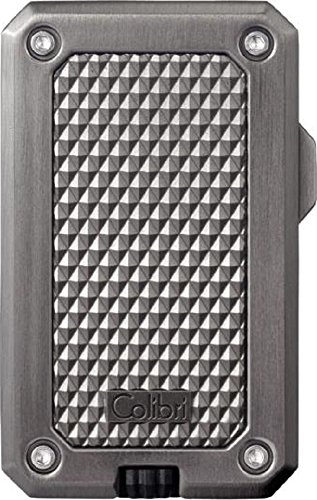 COLIBRI Cigarren Feuerzeug Modell RALLY Gun gebürstet