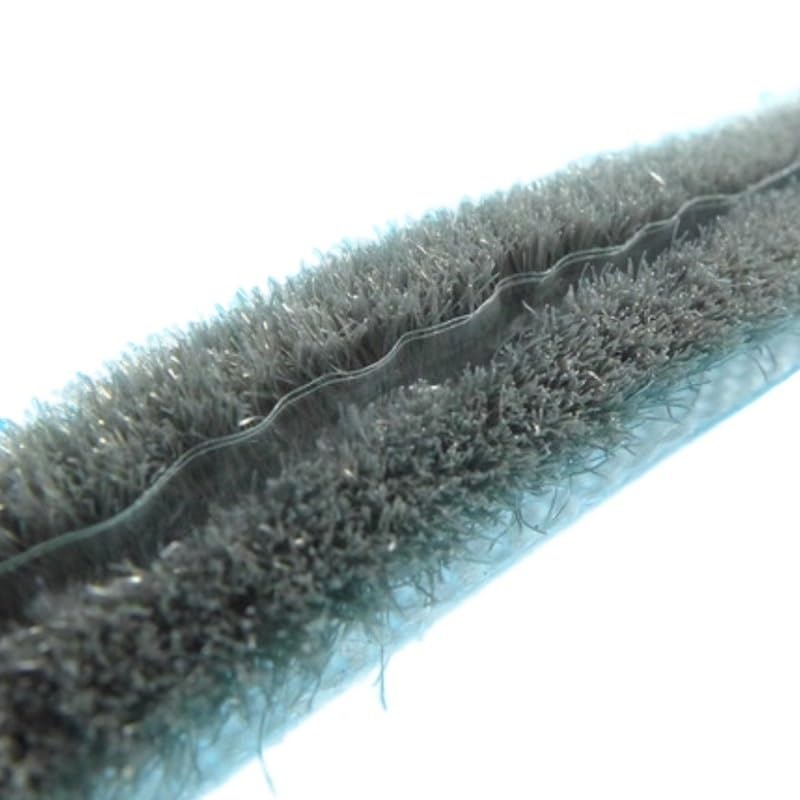 Uxcell Brush Weather Stripping 5M/16.4Ft Card Slot Seal Strip Elastic Brush 7x6mm 0 28 X0 24 Wxh