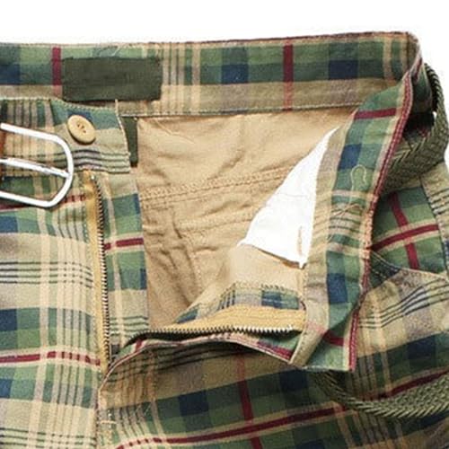 Short clásico cargo hombre estilo relajado multi bolsillos miniatura 3
