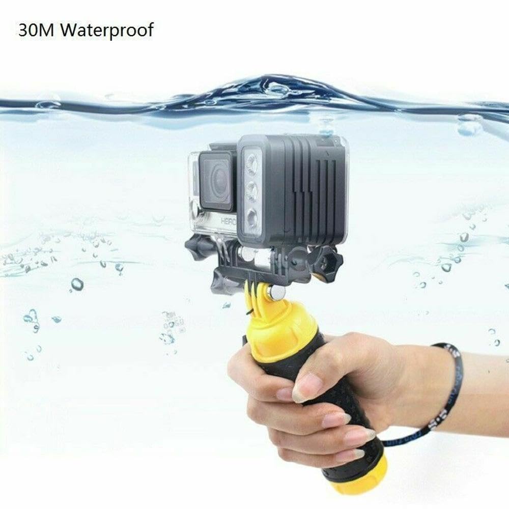2023 30 M Impermeabile Diving HA CONDOTTO LA Lampada Flash di Nuoto Surf Nuoto Flash/Subacquea Luce Per GoPro 10 9 8 7 6 5 Parte Accessorio