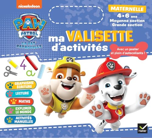 Ma valisette d'activités Maternelle MS et GS Pat'Patrouille - 4-5 ans: Pour apprendre en s'amusant