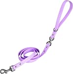 PetBonus Une laisse pour chien imperméable, 5 FT Lead d'entraînement de marche Odor Proof, pas d'angle et facile à nettoyer les laisses pour petits chiens de races moyennes (Noir)