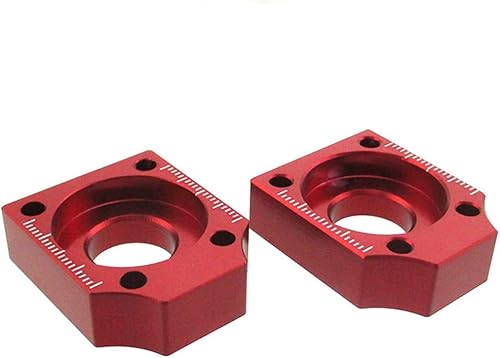 Miniatura 4 de DJ-Motor Bloques ajustadores de tensor de eje de rueda de cadena de 0.591 in para 125 cc, 140 cc, 150 cc, 160 cc, 190 cc, Pit Dirt Bike