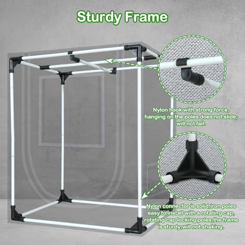 Image of 18 inchx30 inchx36 inch Grow Tent for Indoor Plants 600D Mylar Hydroponic Growing Tent