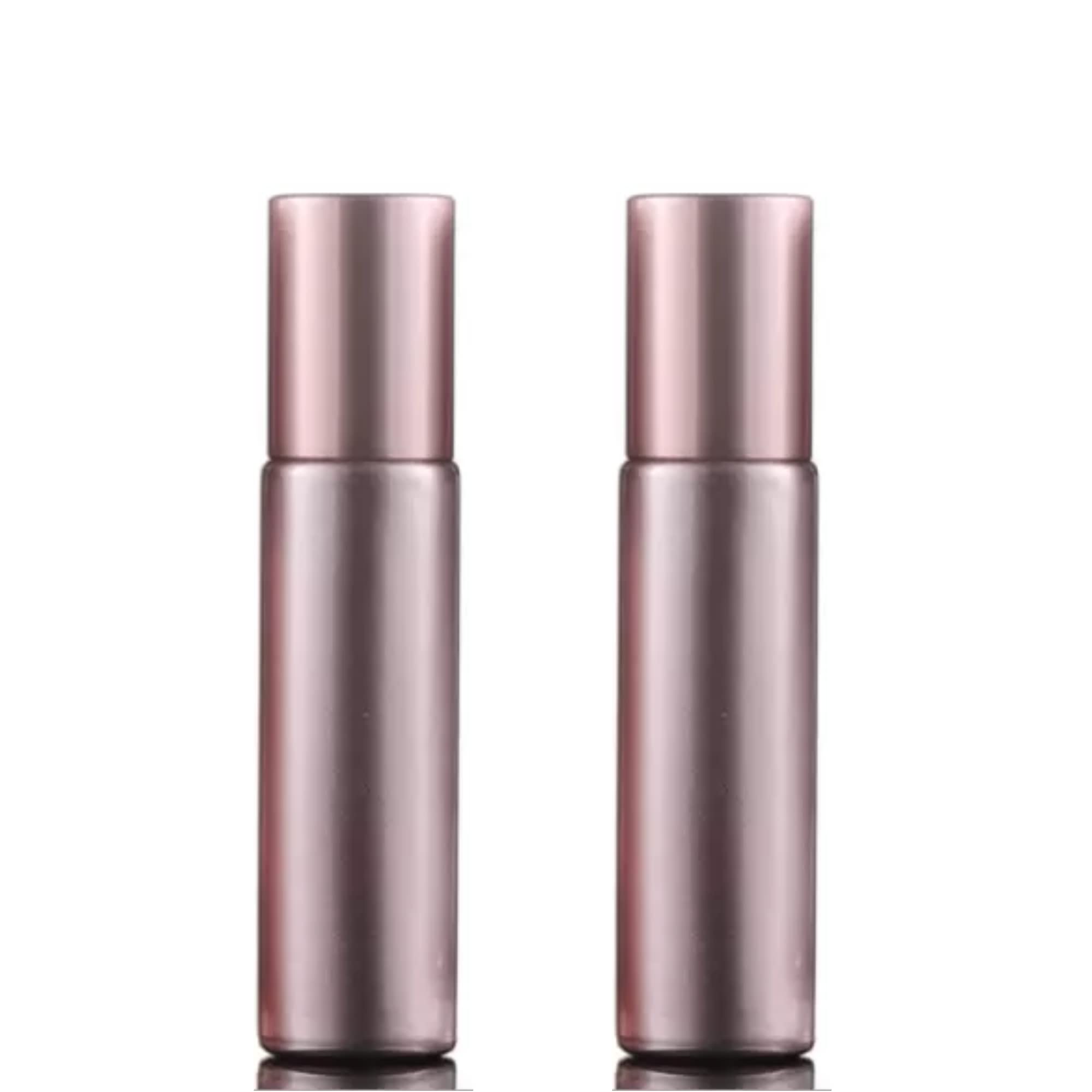 Multipurpose Rose Gold Color Roll On Glass Bottle with steel Ball, 10 ml with Cap (Pack of 2), for Beauty, Essential Oils, Blends, Skin Care, Travel, Toners, Cosmetic & DIY-image-48