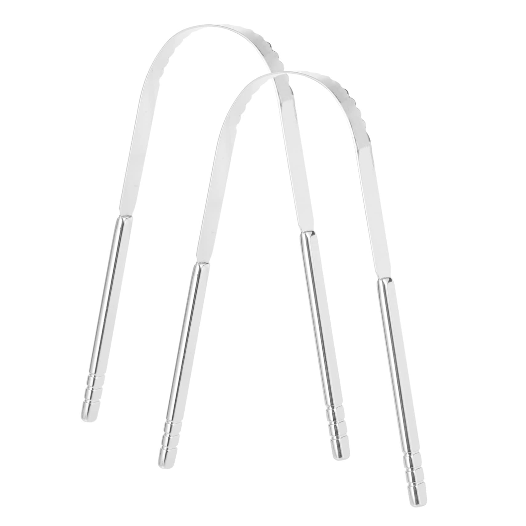 Healvian 10 Pezzi raschietto per lingua portatile tongue scraper pulisci lingua per bambini strumenti professionali forniture per l'igiene orale raschietti lingua a forma di U maggiore