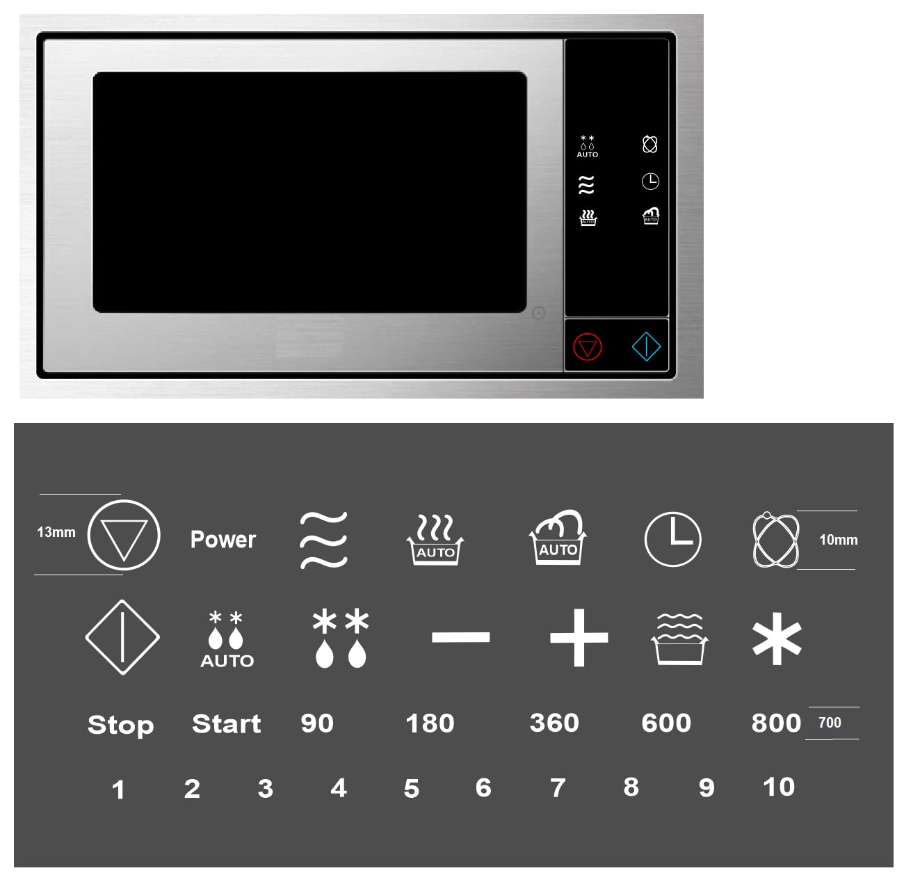 Set Da 600 Adesivi Multicolore Per Interruttori Elettrici: 38 Icone Per Ventilatore, Luce, AC, Frigo E TV – Etichette Riflettenti Per Quadro Elettrico Di Casa E Ufficio