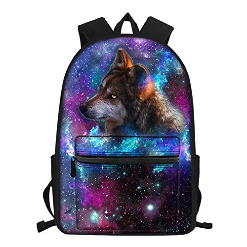 SQINAA Presenta Informal Escuela Mochila Rey Lobo Animal Recorrido al Aire Libre DIY