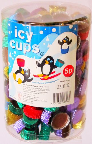 Hannah's Candy Chocolate ICY Cups (tub of 200)…
