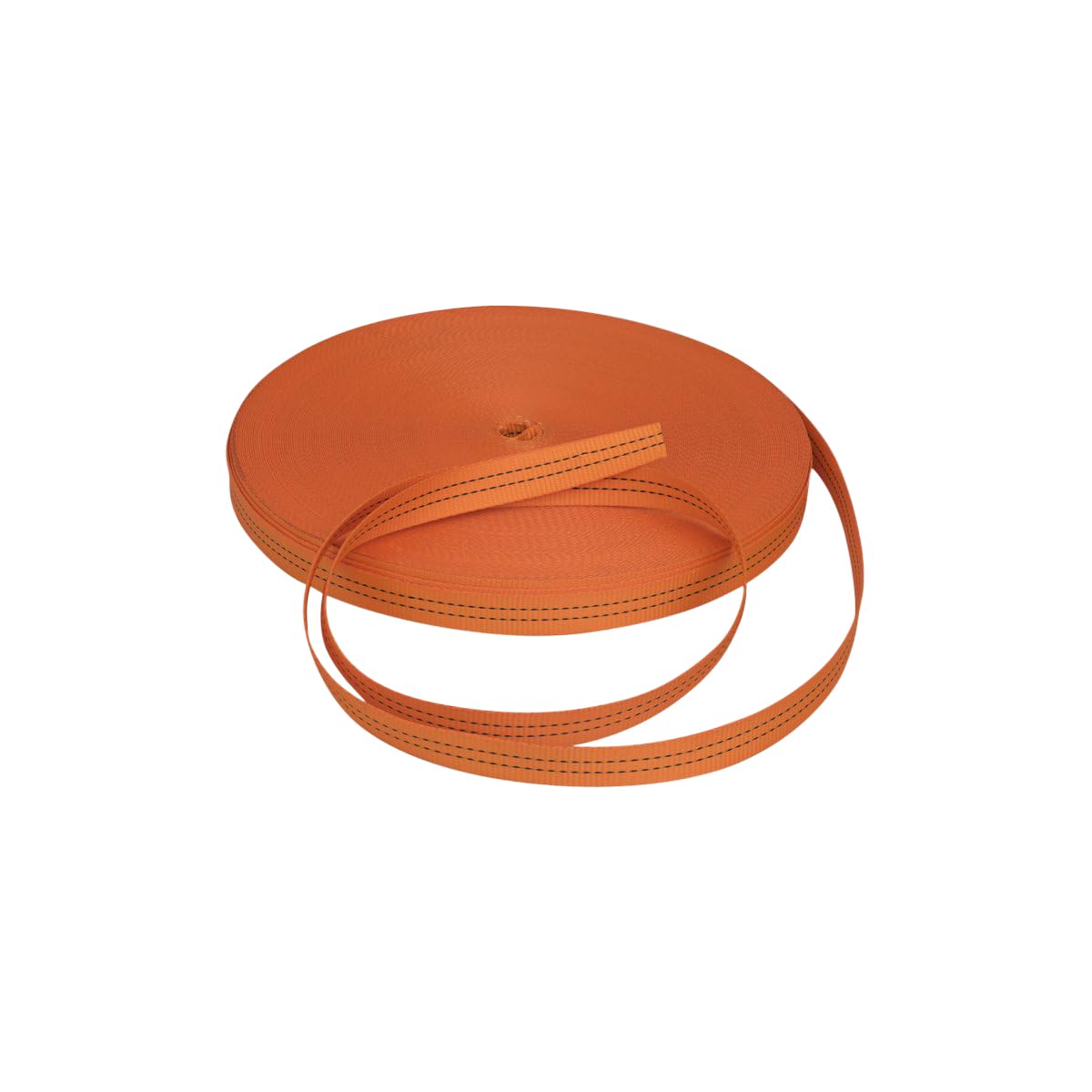 Gurtband Polyester (PES) Breite 35mm Stärke 2mm orange 3200kg VE 12m