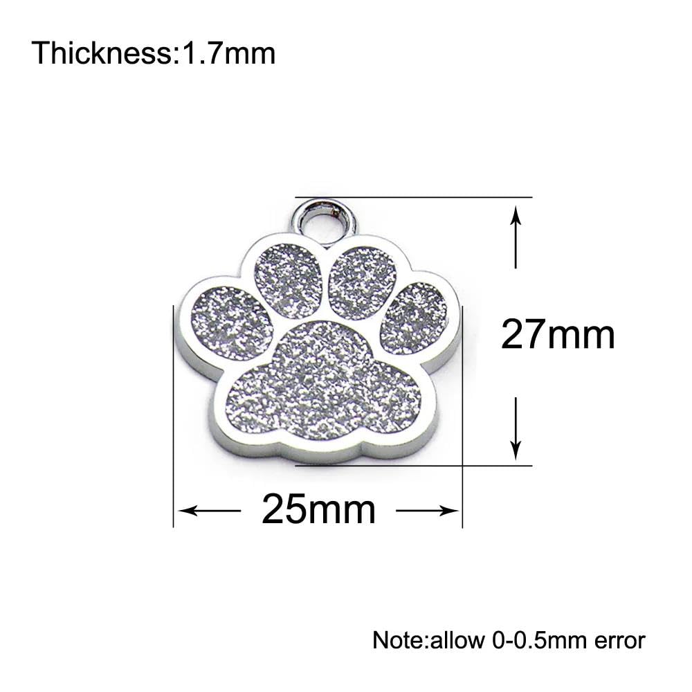 Venta Al Por Mayor, 100 Uds., Colgante Personalizado Con Etiqueta Para Perro Y Gato, Etiqueta Para Perro En Blanco, Placa De Identificación Para Perro, Placa De Identificación Grabable Para Mas