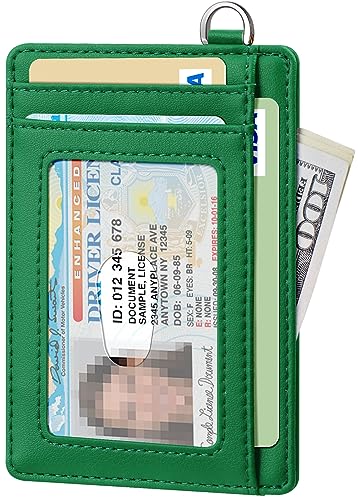 FurArt Slim Minimalist Wallet, Front Pocket Wallets, RFID Blocking, Credit Card Holder for Men & Women-Forest Green2