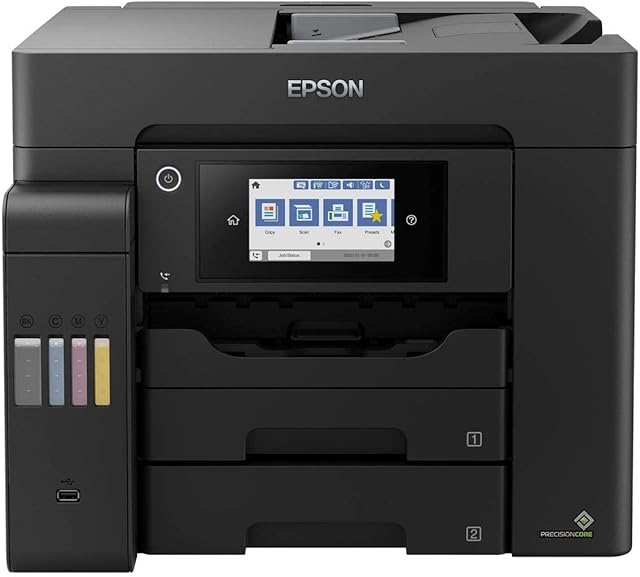 Epson EcoTank ET-5800 A4 Print/Scan/Copy/Fax High Performance Business Ink Tank Printer, With Up To 2 Years Worth Of Ink Included