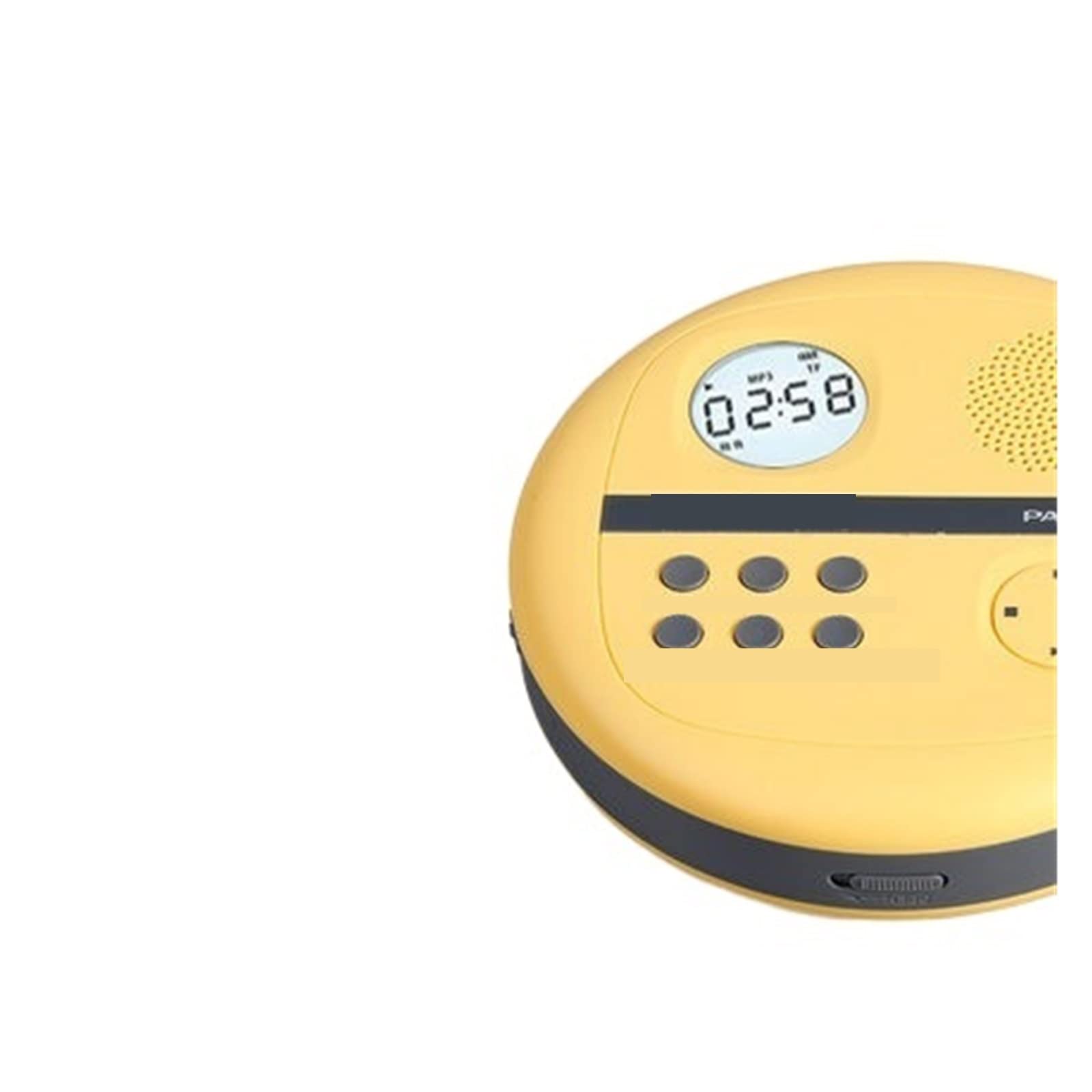 Lettore DVD portatile, Lettore Cd Ripetitore CD portatile Dvd Mp3 Studente domestico Ascolto(Yellow)