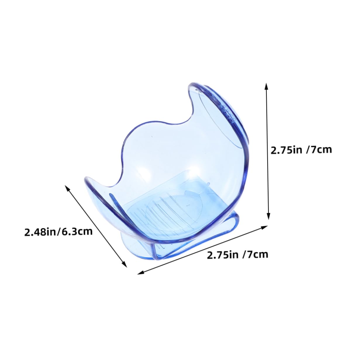 BESPORTBLE 2pcs Tennis Ball Holder Clip Transparent Waist Clip for Training Durable Material Compact Design for for Tennis Practice and Equipment