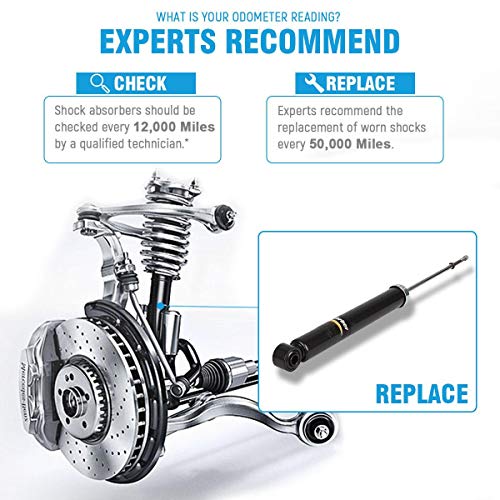 Maxorber Rear Left Right Shocks Struts Driver Passenger Side Absorbers Compatible For 2001 2002 2003 2004 2005 2006 Hyundai Santa Fe All 344314 37237 #TOP4