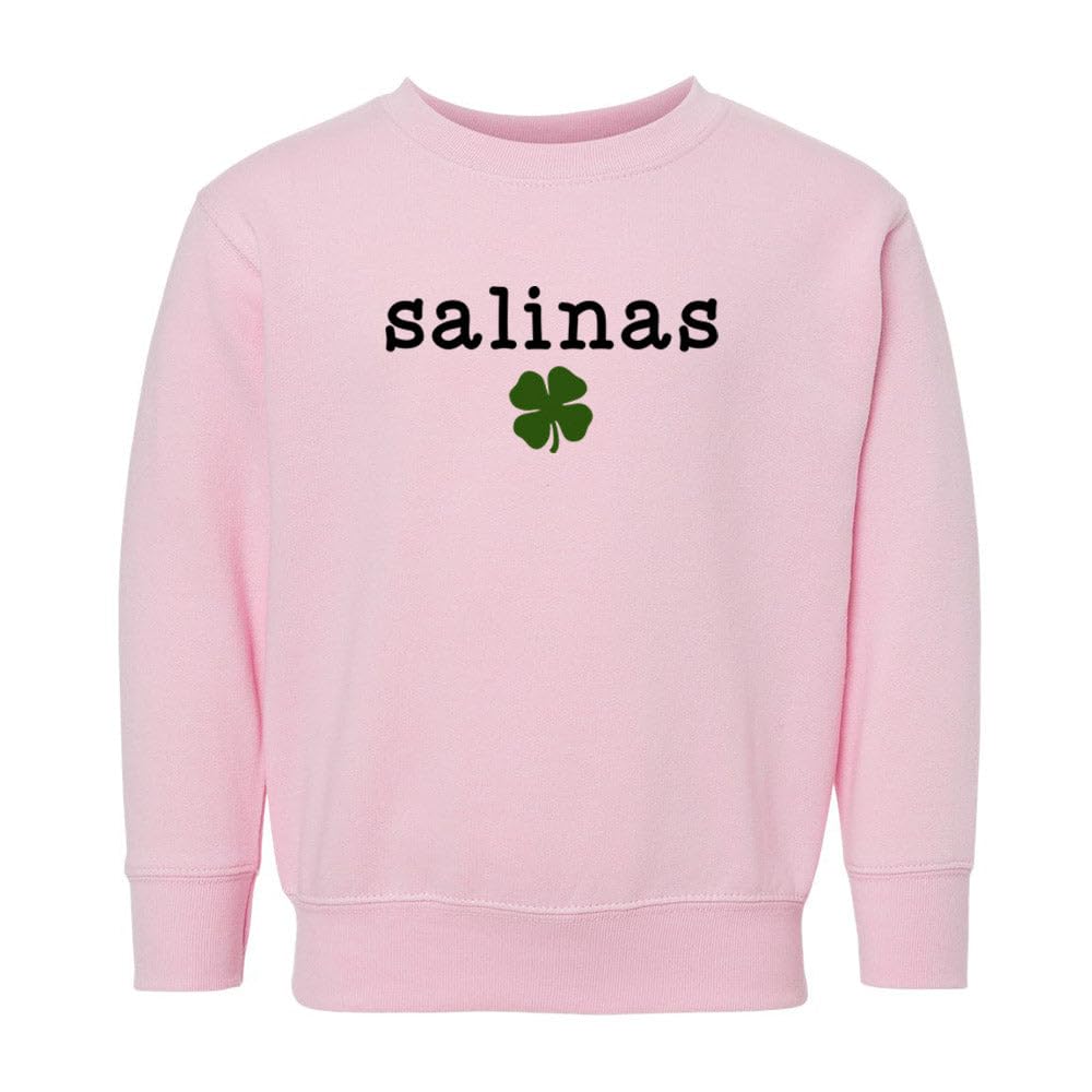 Salinas Shamrock Kids Sweatshirt Toddler 4T Pink