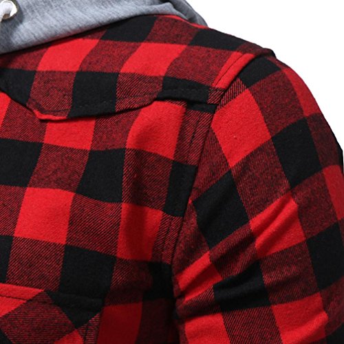Haoricu 00@LJH1333RDXL Mens Shirt,Haoricu 2018 Retro Classic Men Gifts Fashion Long Sleeve Hoodies Shirt Casual School Boys Tops Blouse thumb #4