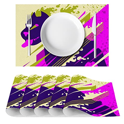 Sets de table de qualité supérieure lavables pour décoration - 3