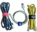 Varylala 10 Pcs Versatile Hook and Loop Securing Straps Tie downs Fastening Stabilizer Straps (1”x24”) – (Black)