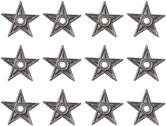 12 Cast Iron Stars Washer Texas Lone Star Ranch 3" Primitive Raw Cast Iron Craft Decor Decoration