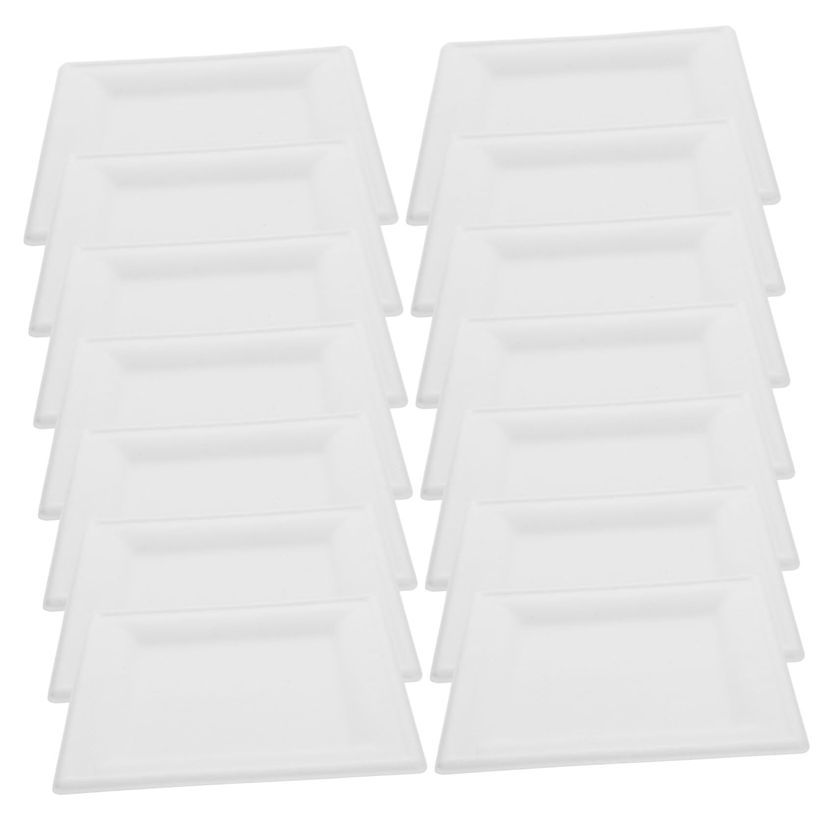 Mipcase 50 Assiettes Jetables en Papier Blanc Épaisses de 8 Pouces, Design Moderne et Polyvalent, pour Mariage et Occasions Spéciales