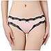Produktbild Lialbert Spitzenborte Slips Damen Tangas Frauen Unterwäsche Erotische Wäsche Dessous Reizunterwäsche Unterhosen