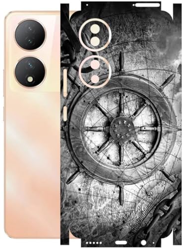 Image of AtOdds - Full Body Back Screen Guard Protector Film - Lamination Wrap Skin Sticker Compatible with VIVO Y100A | Scratchproof Matte Finish (Voyage)