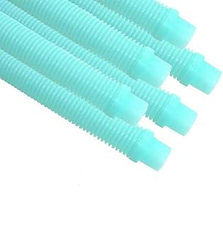 Puri Tech 6 Pack Universal Pool Cleaner Suction Hose 48 Inches Long Aqua Color for Kreepy Krauly, Baracuda G3/G4, Navigator, & More Universal Fit