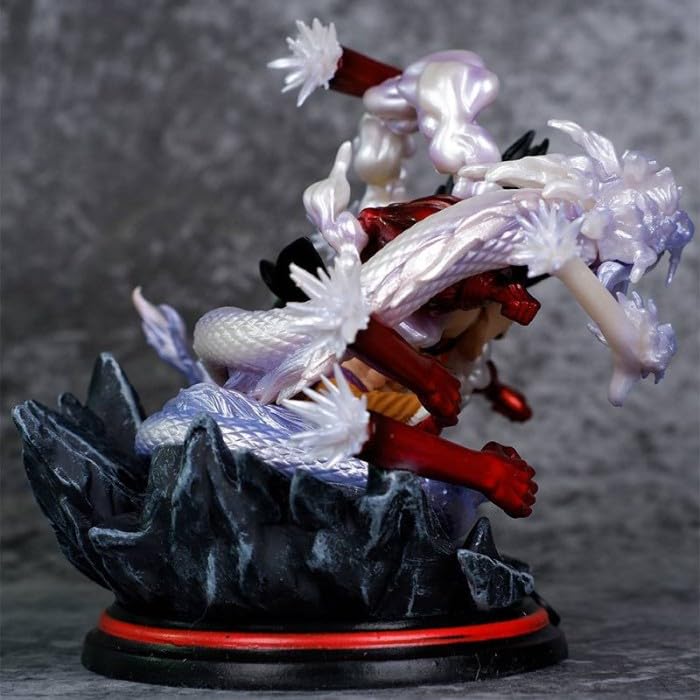 Image of Tinion One Piece Gear 4 Luffy Action Figure - Miniature Toy, 15cm Special Edition PVC Collectible for Car, Desk, Cake, Ideal Anime Gift for Collectors