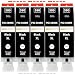 Produktbild Amaprint XL Patronen kompatibel mit Canon PGI 580 Schwarz PGBK passend für Pixma TR7500 TR7550 TR8500 TR8550 TS6100 TS6150 TS6151 TS6300 TS6350 TS8100 TS8150 TS8151 TS8152 TS8350 TS9150 (5 Patronen)