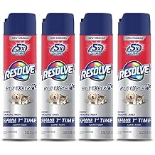 Resolve Pet High Traffic Carpet Foam, 88 oz 4 Cans x 22 oz, Cleans Freshens Softens & Removes Stains