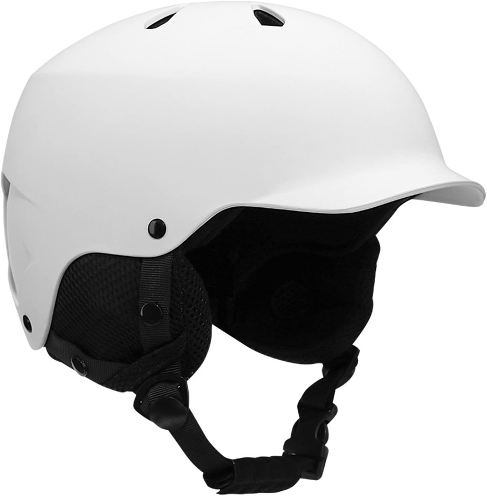 ASEELO Ski Helmets, Light Ski Helmet For Integrated Outdoor Sports Snowboard Bicycle Ski Helmet (Color : White, Size : Large)