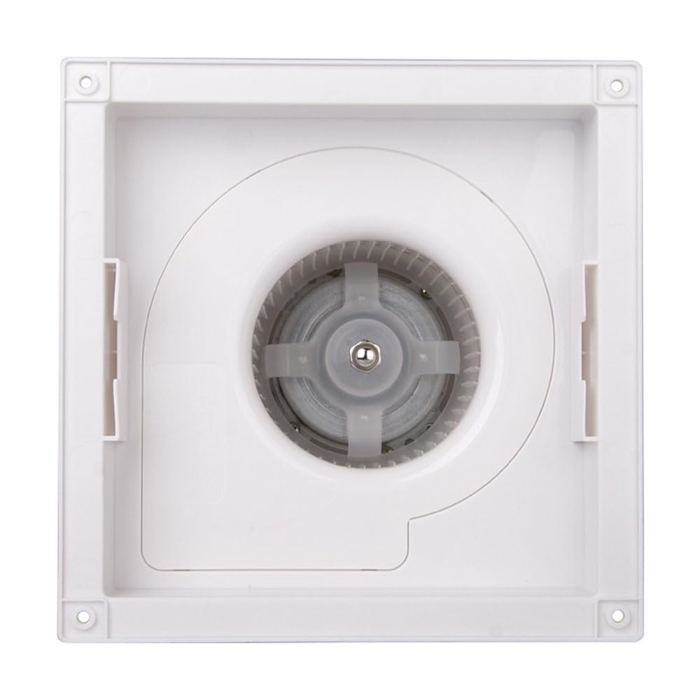 Extractor de Aire Silencioso Extractor de aire techo for baño, extractor for inodoro, cuadrado(Pequeño)