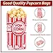 VOISEN Paper Popcorn Bags,100 Pack 1oz Popcorn Bags Individual Servings, Popcorn Bag Bulk for Popcorn Machine,Movie Nights Pop Corn Bags