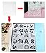 Sovenny 20 Pieces 7 mil Square Mylar Sheet Blank Stencils 6×6 inch Templates for Cricut and Silhouette Machines