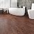 FunStick 6"x36" Brown Wood Peel and Stick Floor Tile Waterproof Walnut Wood Vinyl Plank Flooring Tiles Peel and Stick on Floor Tiles for Bathroom Kitchen Laminate Flooring Sticky Linoleum Tiles 5 Pack