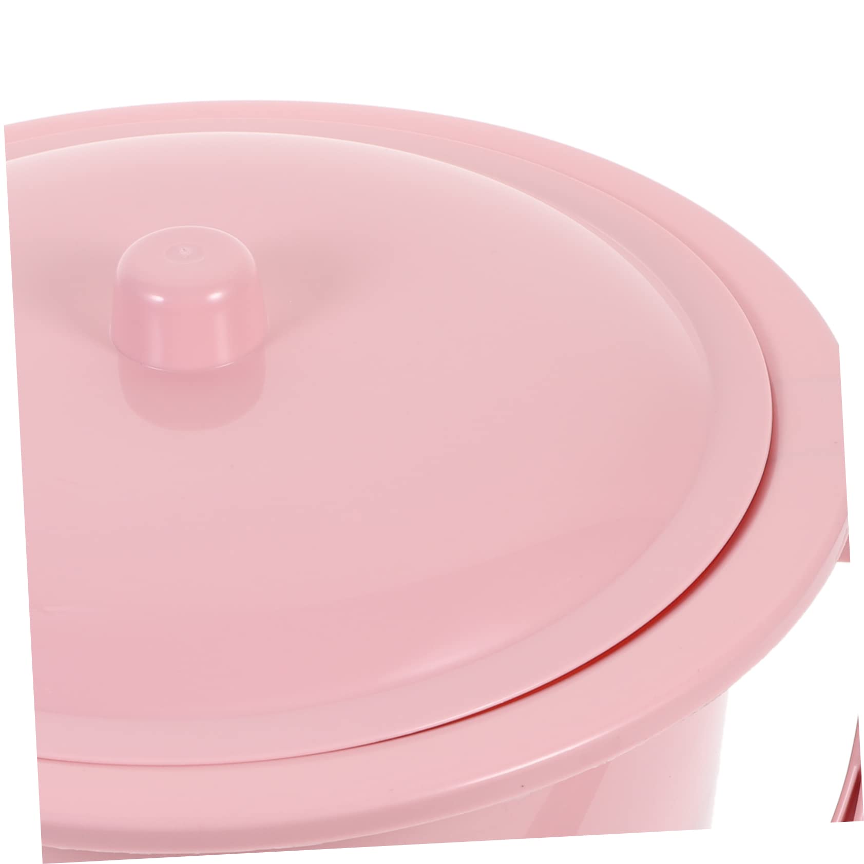 TOPBATHY Pot De Chambre avec Couvercle Seau À Urine Portable en Plastique Épais Crachoir Pratique pour Adultes Enfants Femmes Enceintes 9.65X9.65X8.66 Pouces