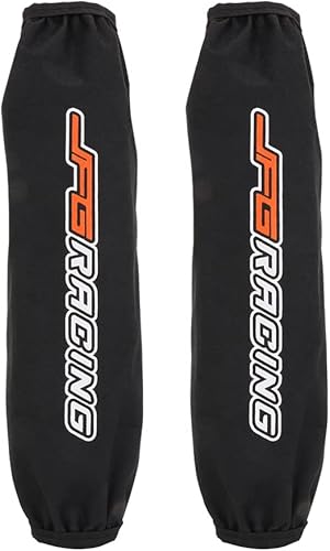 JFG RACING Cubierta de horquilla trasera para motocicleta, protector de amortiguador, universal para Dirt Pit Bike ATV CRF KLX EXC YZF - (2) -