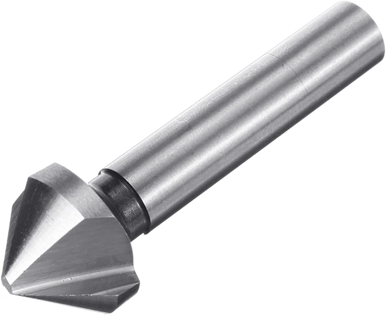 Milling Cutter Bit Rotating Bit 6 Pieces Of 3-blade 90 Degree HSS Titanium Chamfering End Mill Cutter Counter Hole Deburring Cone Drill Set 6.3-20.5m (Color : HSS With Box)