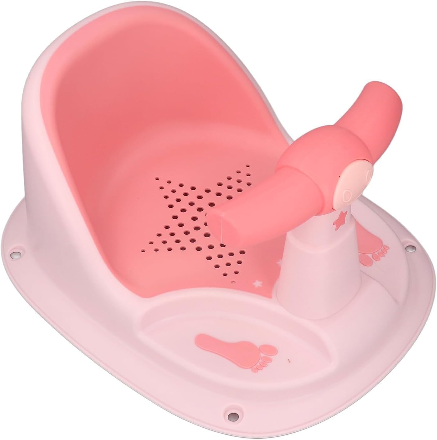 Divik Perfect for Toddlers Kids Baby Infants New Born 6-18 Months Baby Bather Baby Bath Shower Chair Anti Slip Bath Chair (1Pcs) (Pink)