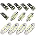 For Vw Volkswagen Golf4/5/6/7 Gti Led Interior Lights Led Interior Car Lights Bulbs Kit White 2005-2018 13Pcs