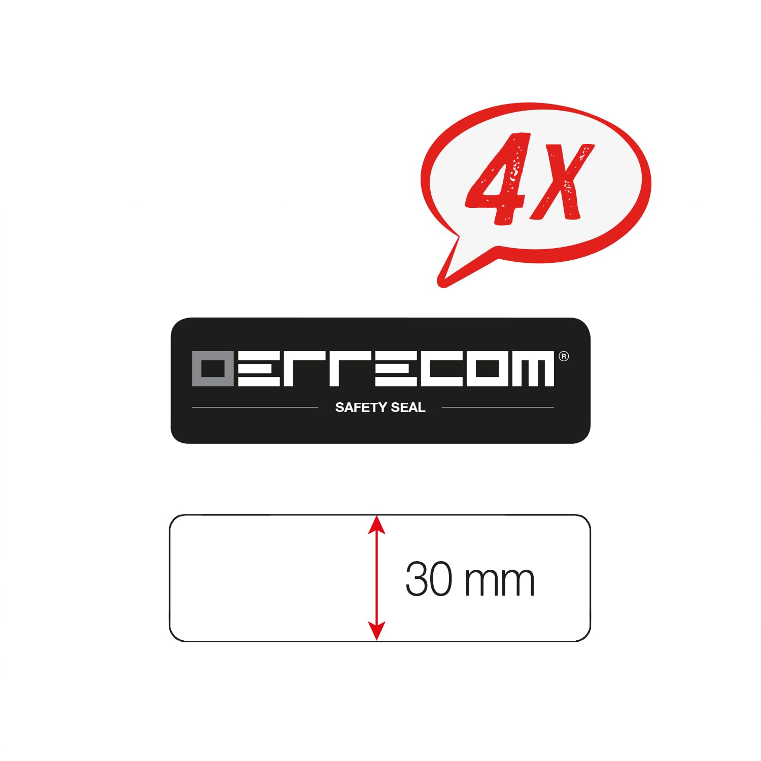 Errecom 1000 Miglia Tubeless Rim Tape 10 metri x 30 mm, Nastro Sigillante per convertire Cerchi Bici con camera d’aria in Tubeless, Ultra Resistente, include 4 Sigilli Adesivi