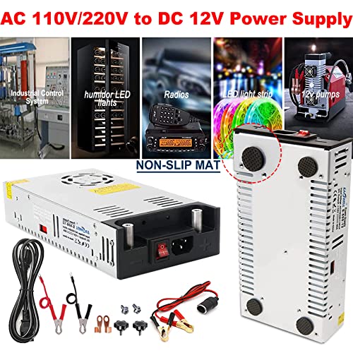 Eagwell I1618 Ac To Dc Converter 12V Power Supply,Universal Smps 120V Ac To 12V 50A 600W Dc Converter Power Supply Transformer Driver Adapter thumb #6