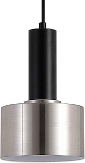 Vintage Metal Pendant Light (Color : Silver-01)