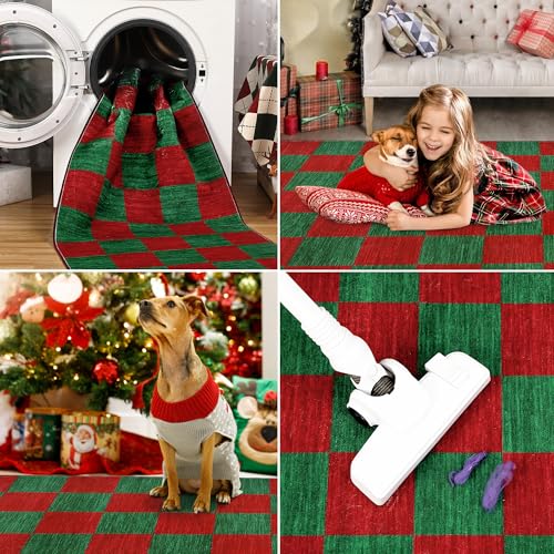 GarveeHome 4x6 Rug Xmas Living Room Rug Washable Christmas Rugs for Bedroom - image 6