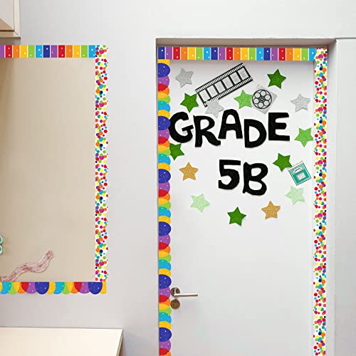 Gersoniel Rainbow Bulletin Board Border Trim Set #TOP18