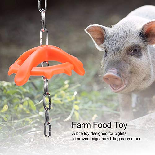 Kunststoff hängen Ferkel Schwein kauen Spielzeug
