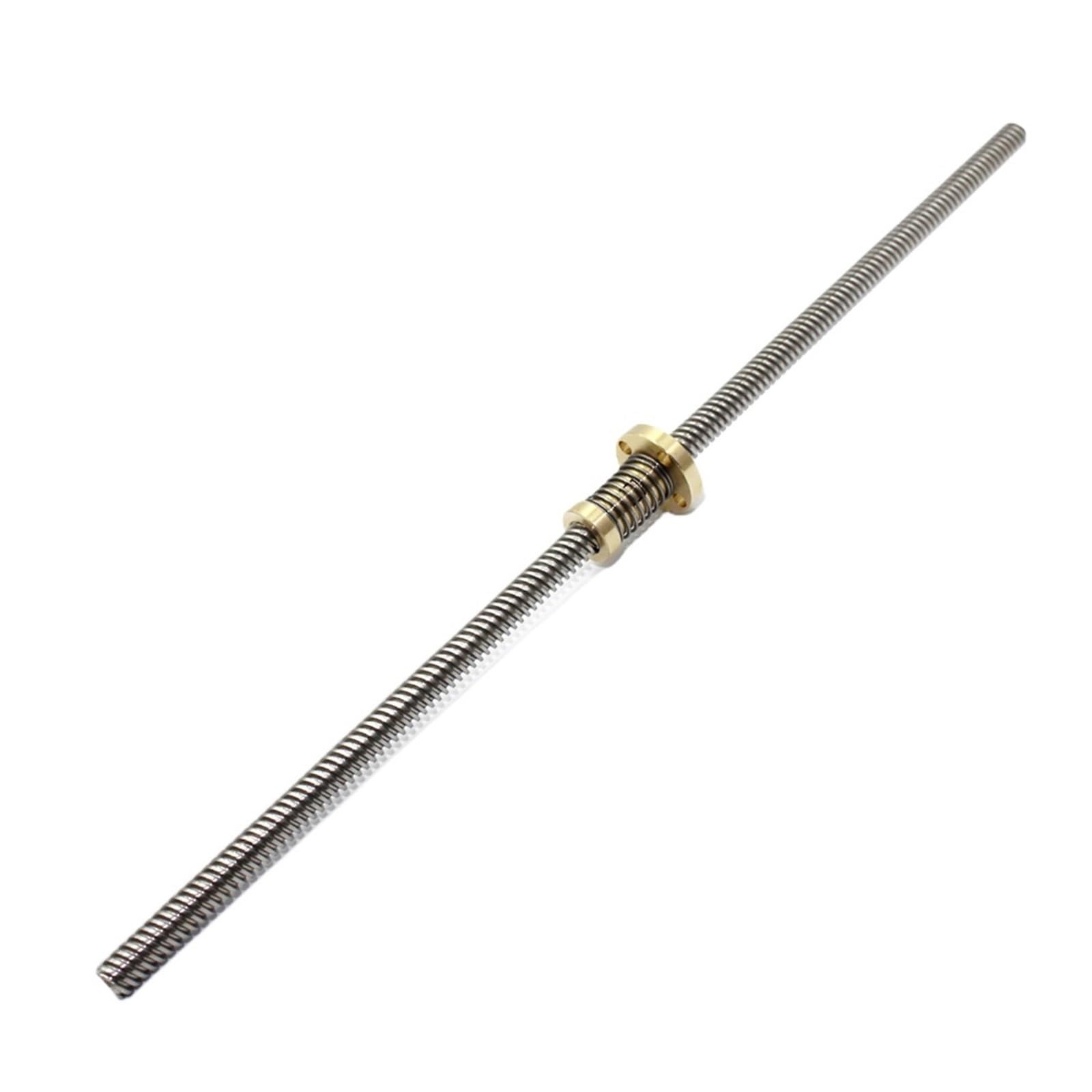 Spielfreie Kugelumlaufspindel T8 Blei 2mm Blei Schraube Mit Anti-Backlash Mutter Pitch 2mm OD 8mm 100mm-1200mm T-Typ Schrittmotor Trapezoid(700mm)