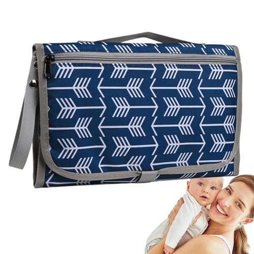 おむつ替えパッド 洗える、折りたたみおむつ替えマット | 旅行用防水おむつ替えマット,折りたたみ式夜間ベッドプロテクター、ポータブルトイレトレーニングとおねしょ、ベビーカー用旅行用おむつ替えマット